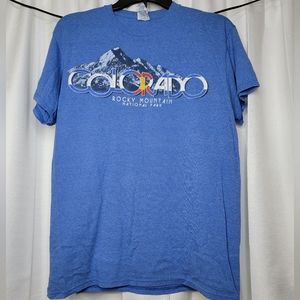 Blue Rocky Mountain National Park shirt